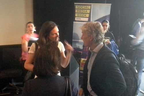 Laura Bononcini e Riccardo Luna alla #SMWRME - SocialWebMax